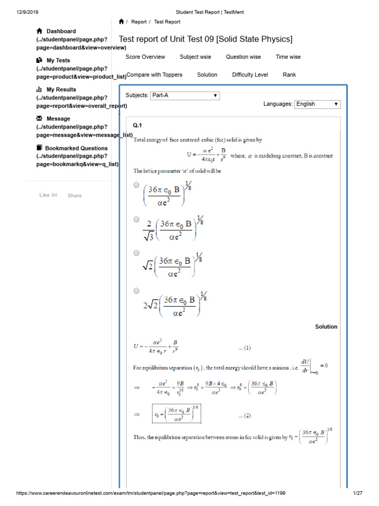 Solid-1 | PDF | Condensed Matter Physics | Physical Sciences