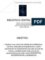 CRITICA – BIBLIOTECA CENTRAL