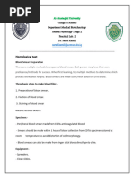 PCV and Total Protein Testing Guide | PDF | Blood | Hematology