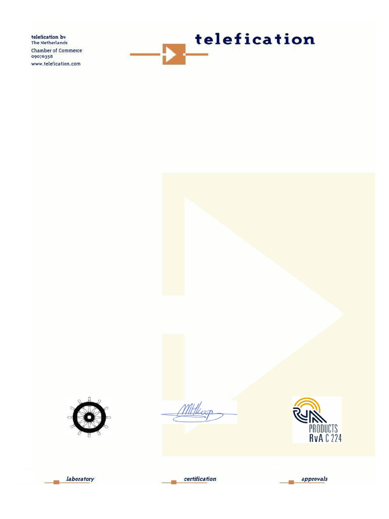 Felcom 15 EC Certificate | PDF