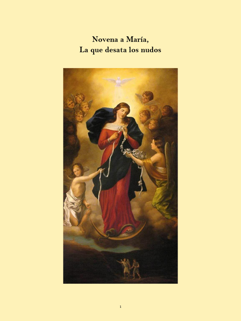 Novena A María Desatanudos | PDF | María, madre de Jesús | orador del Señor