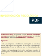 Exposicion de Investigacion Psicologica