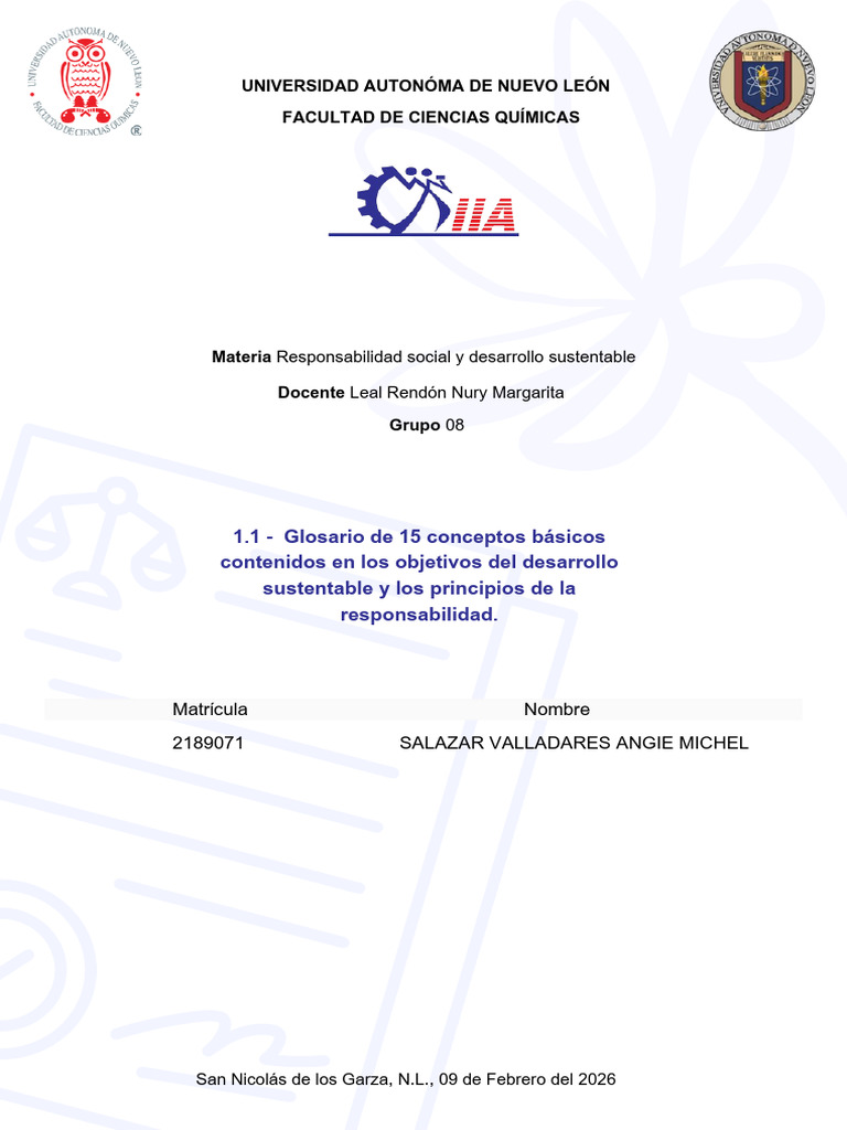 Amsv 1.1glosario | PDF | Sustentabilidad | Desarrollo sostenible