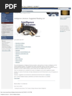 Download Intelligence Literature  Central Intelligence Agency by Brian Iverson SN103960646 doc pdf