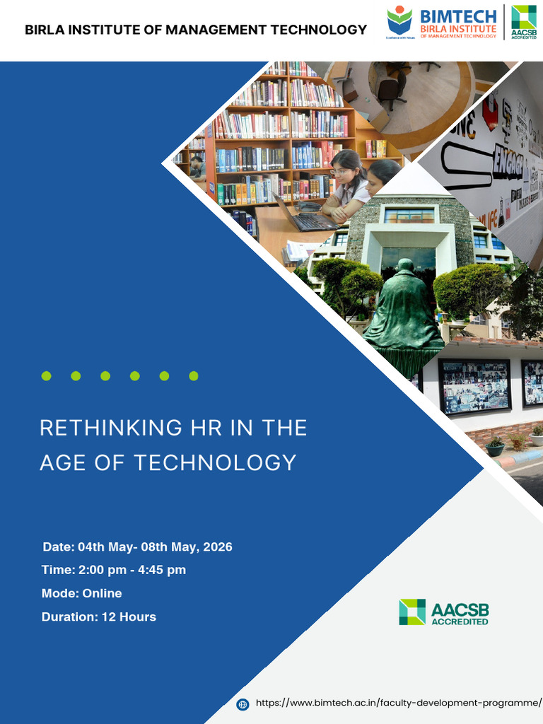 Short Ver _Rethinking HR in the Age of Technology | PDF | Human ...