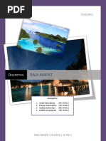 Download ENGLISH TASK - Descriptive  Raja Ampat by Latifah Suryaningrum SN103961980 doc pdf