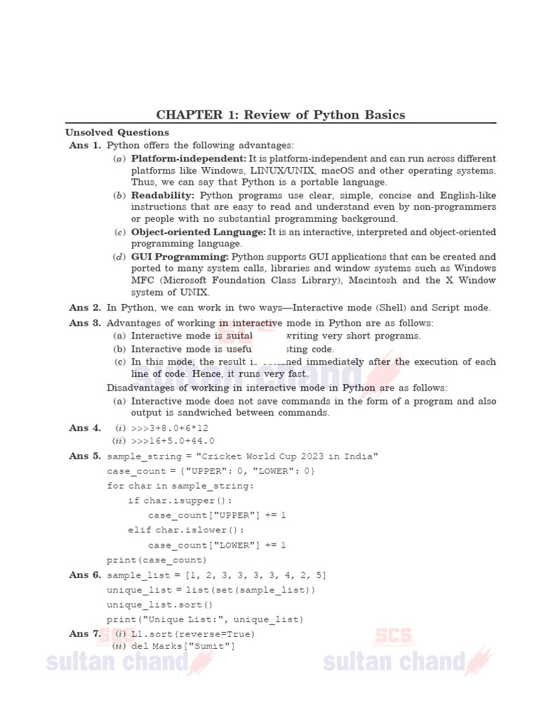 Chapter 1 Unsloved Questions | PDF | Cross Platform Software | Computer ...