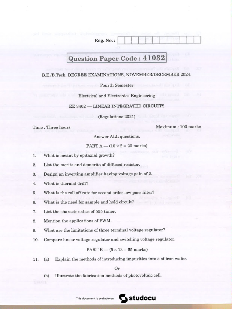 LIC EE3402 Nov Dec 2024 - Question Paper | PDF