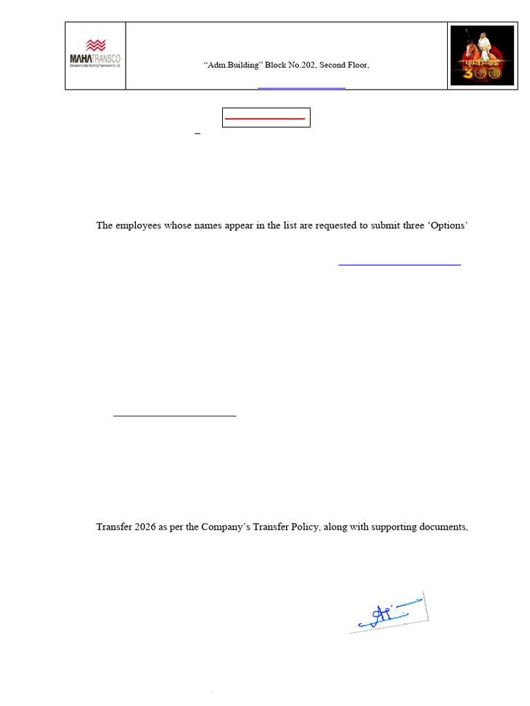General Transfer Notification 573 Dated 06.05.2026 | PDF