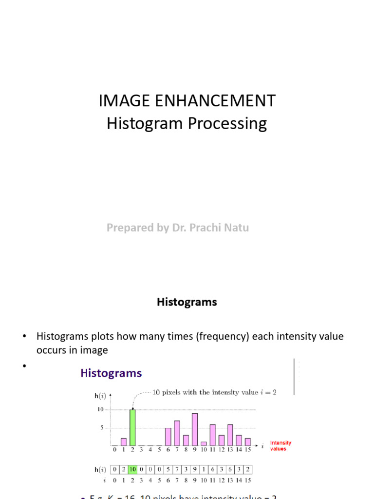 Histogram Processing Equalization | PDF | Probability Distribution ...