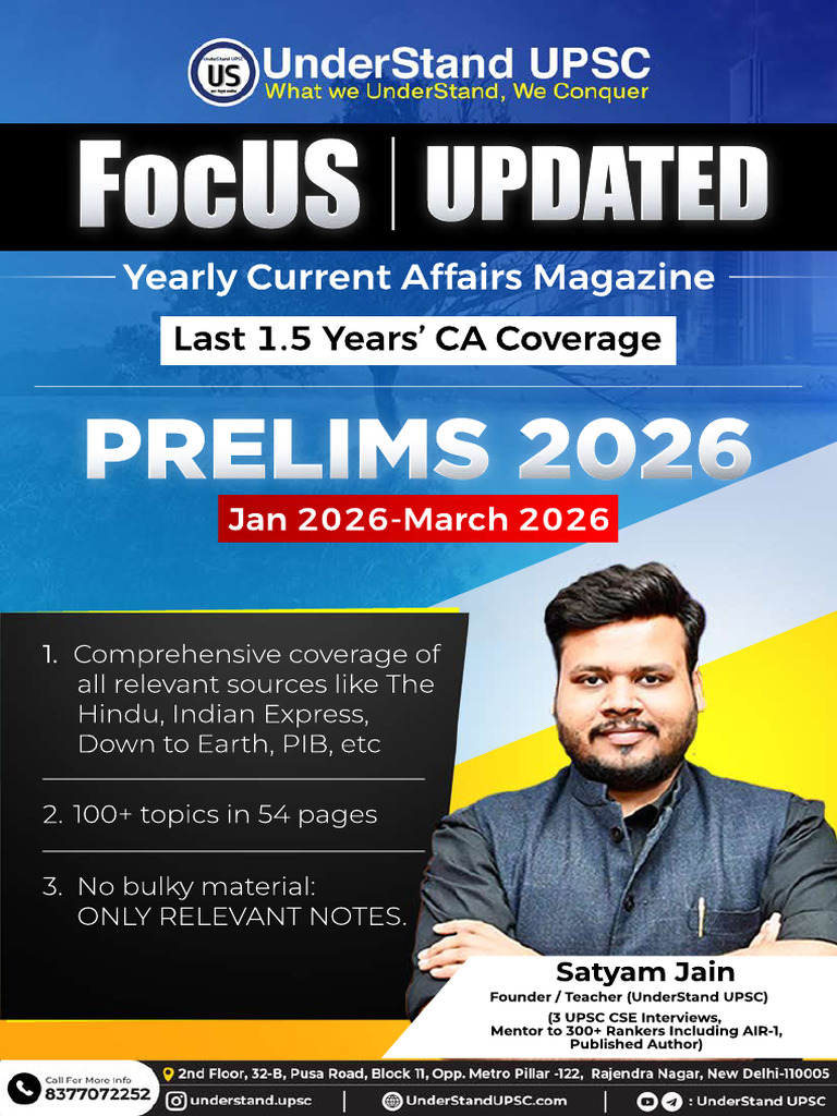 Current Magazine Updated - Jan To March 2026 | PDF | Government Of ...