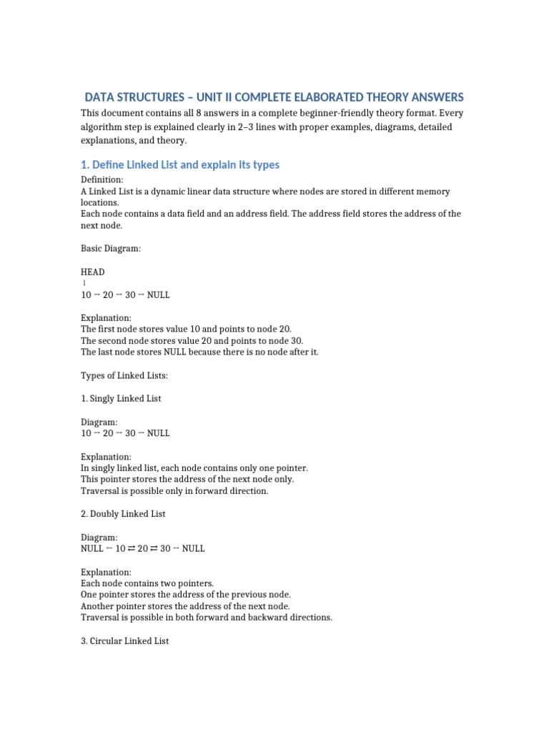 Unit2 Complete Elaborated Beginner Friendly | PDF | Pointer (Computer ...