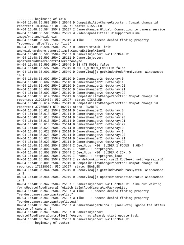 Log Cat 1775321315468 | PDF | Android (Operating System) | Computing