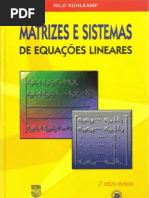 Matrizes e Sistemas de Equações Lineares - Nilo Kühlkamp