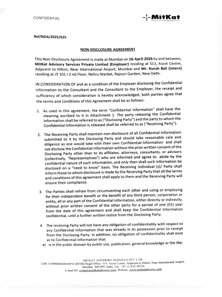 Nda | PDF