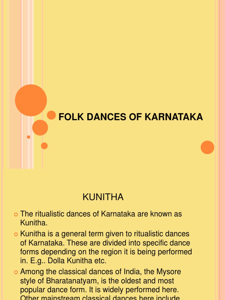 Folk Dances of Karnataka PDF Leisure Religion And Belief