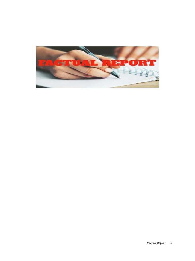 Materi Factual Report | PDF