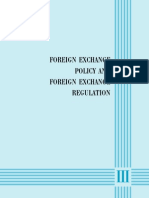 Foreign Exchange Policy and Foreign Exchange Regulation