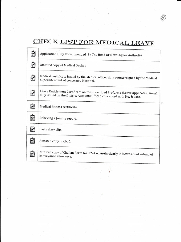 08 Medical Leave | PDF