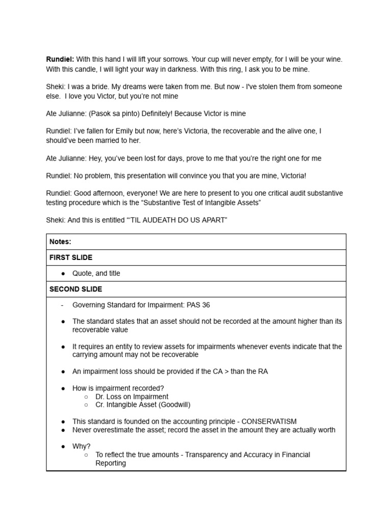 Notes%20Reporting | PDF | Goodwill (Accounting) | Intangible Asset