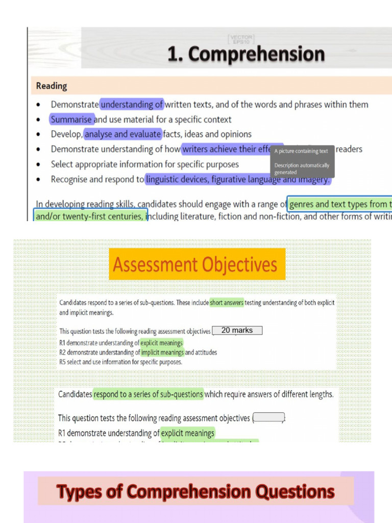 9 FLE - Sem 1 Exam Prep | PDF | Punctuation | Question