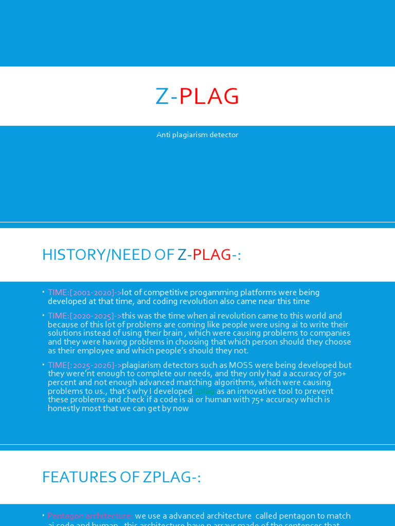 Z Plag | PDF | Computer Science | Computing