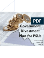 Government Disinvestment Plan For PSUs