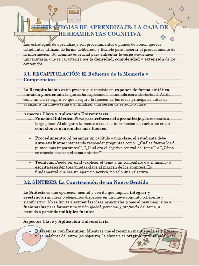 3 Estrategias de Aprendizaje (1) | PDF | Aprendizaje | Análisis