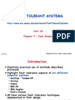 Fault Tolerant Systems: Chapter 7 - Case Studies