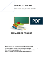 Suport de Curs Manager de Proiect