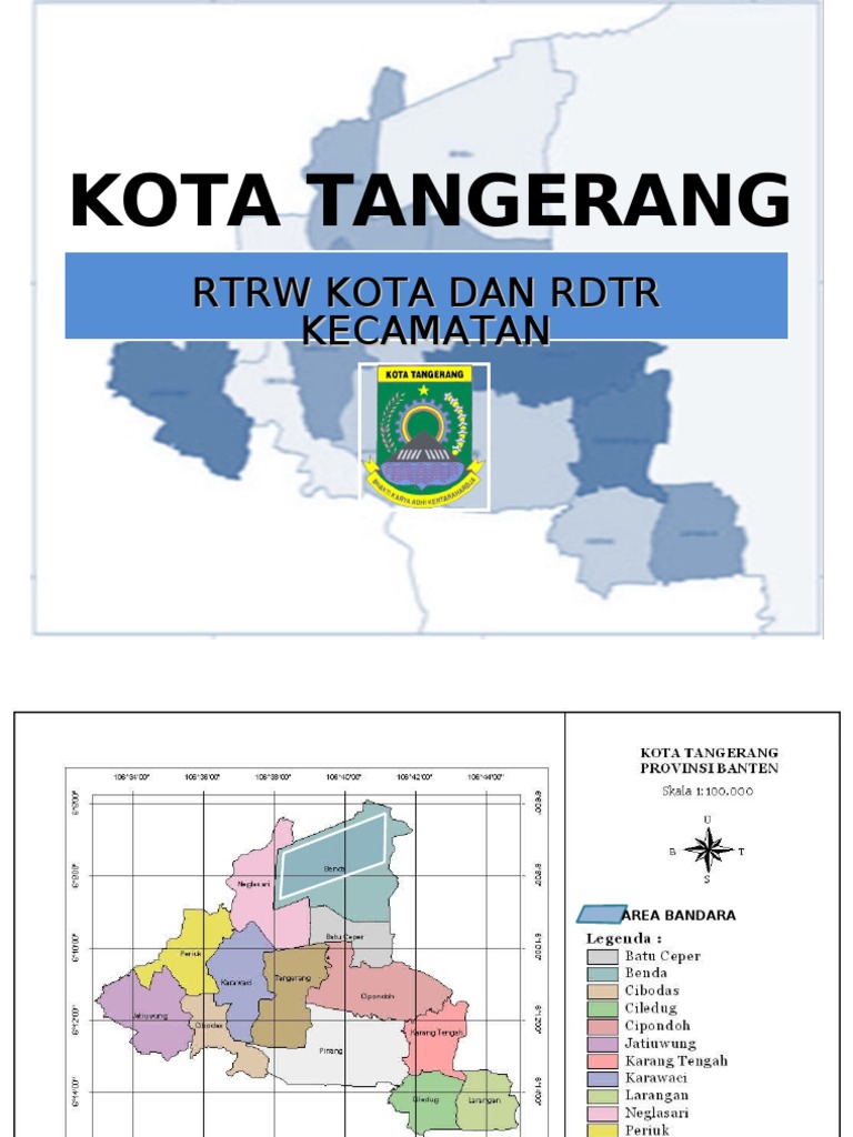 RTRW dan RDTR Kota Tangerang 2023 | PDF | Komputer | Teknologi & Rekayasa