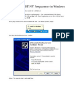 Installing USBTINY Programmer in Windows