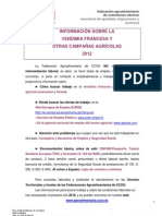 Informacion Sobre La Vendimia Francesa, Recogida de Fresa y Manzana y Otras Campanas Agricolas 2012