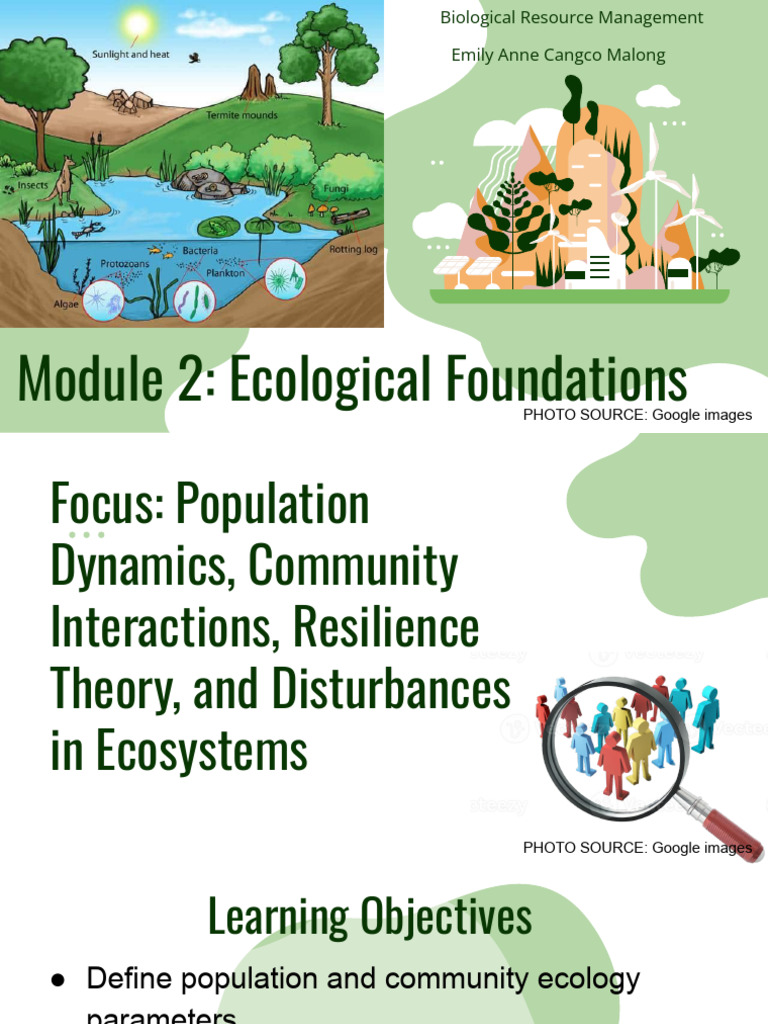 Module+2 +Ecological+Foundations+ | PDF | Ecosystem | Disturbance (Ecology)