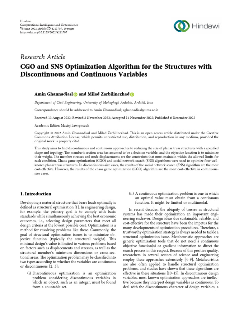 4211707 | PDF | Mathematical Optimization | Metaheuristic