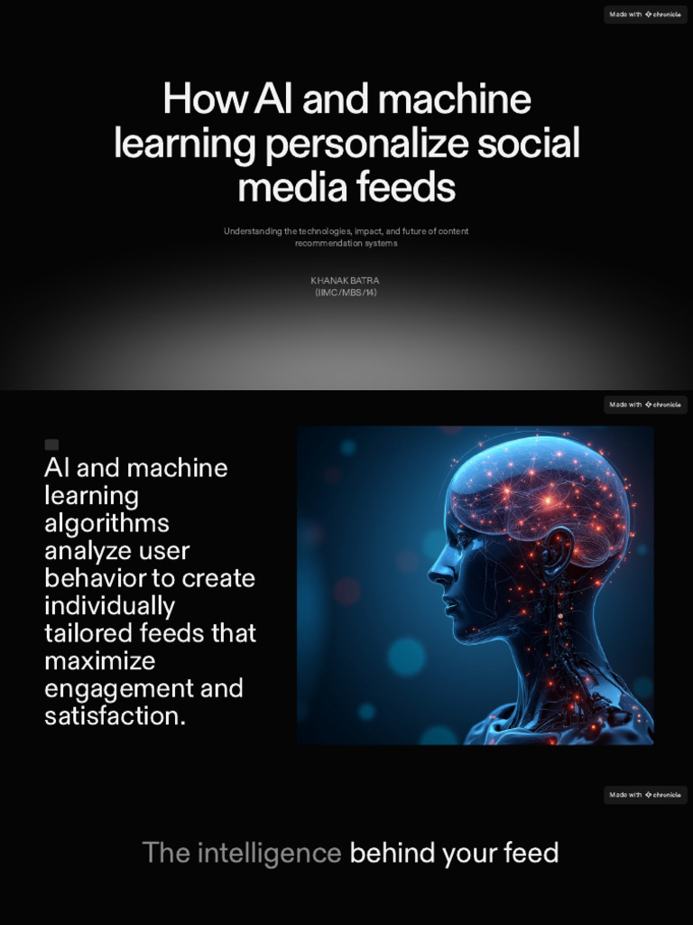 How Ai and Machine Learning Personalize Social Media Feeds | PDF ...