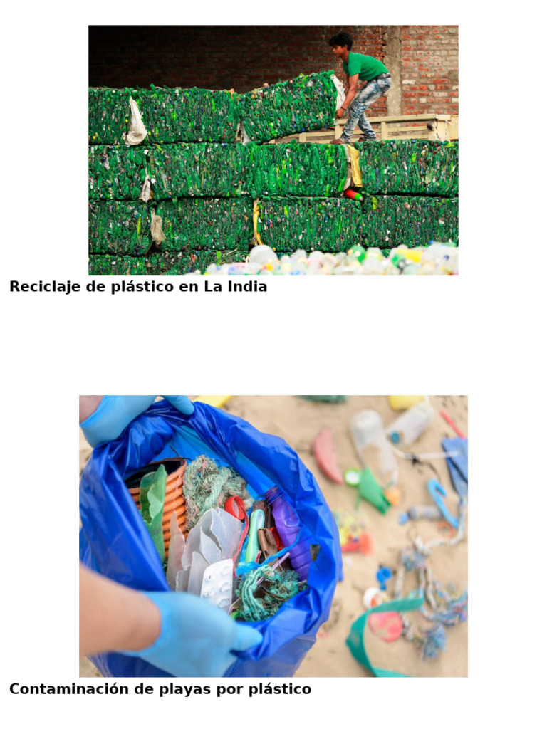 Contaminacion Por Plastico | PDF | El plastico | Residuos