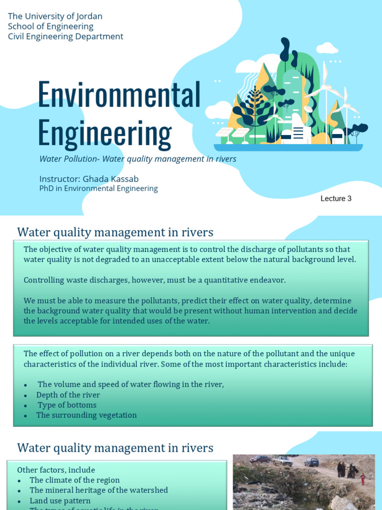 Lecture 3 - Water Pollution - Water Quality Management in Rivers 1-2026 ...