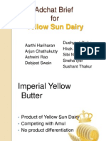 Adchat Brief For: Yellow Sun Dairy