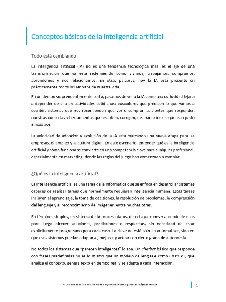 Conceptos Básicos de La Inteligencia Artificial | PDF | Inteligencia ...
