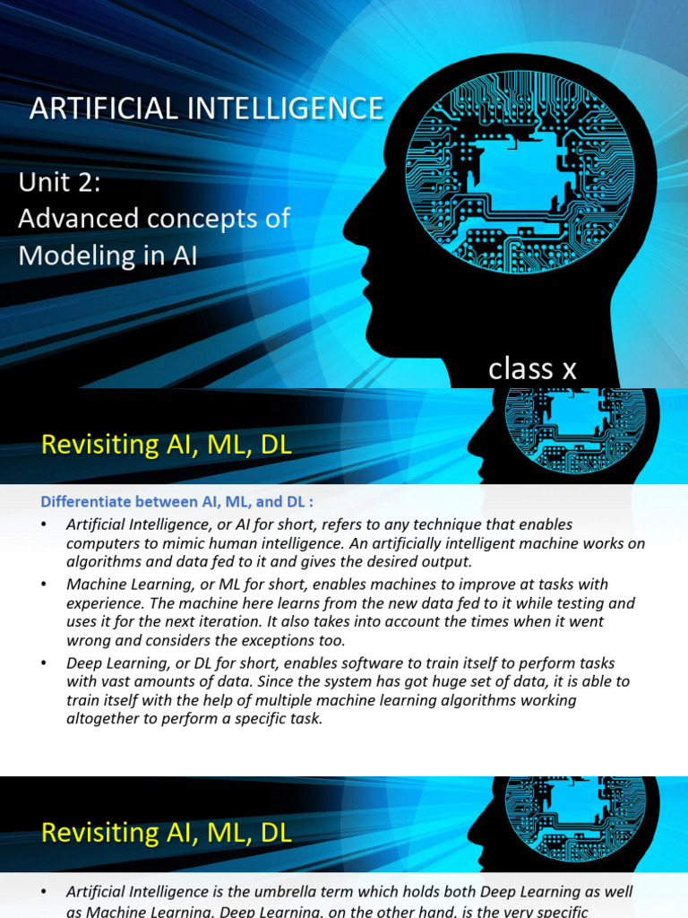 1796032-Unit-2-Advanced Concepts of Modeling in AI (1) | PDF | Machine ...