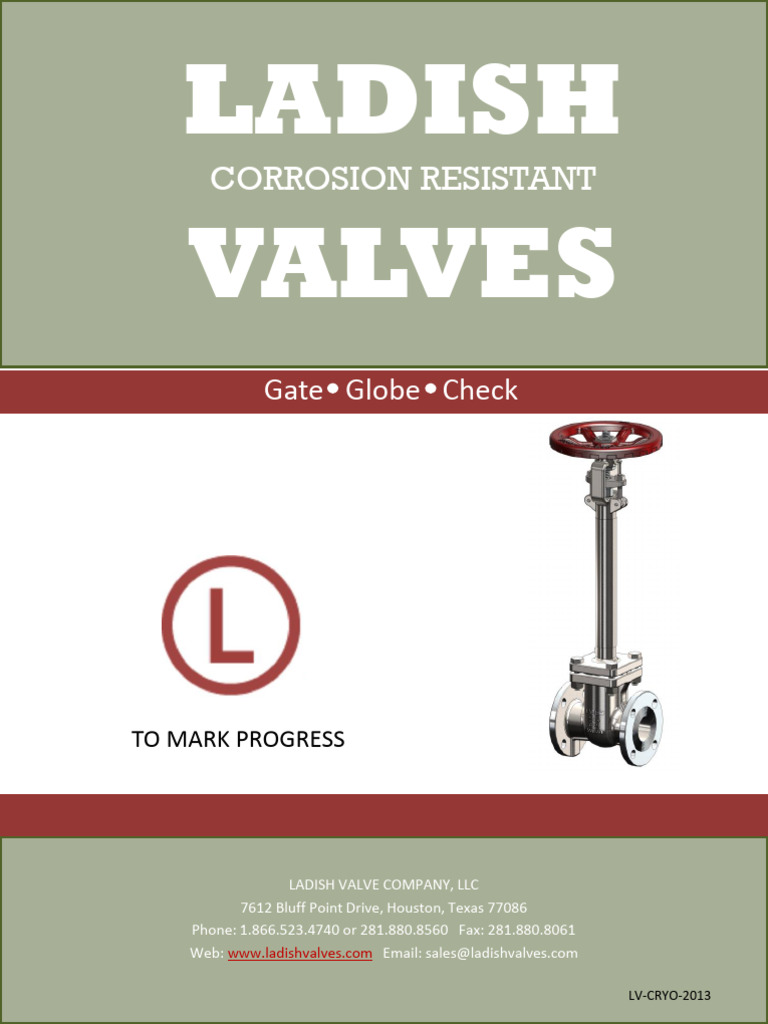 Ladish Alloy 20 Valves | PDF | Valve | Pipe (Fluid Conveyance)