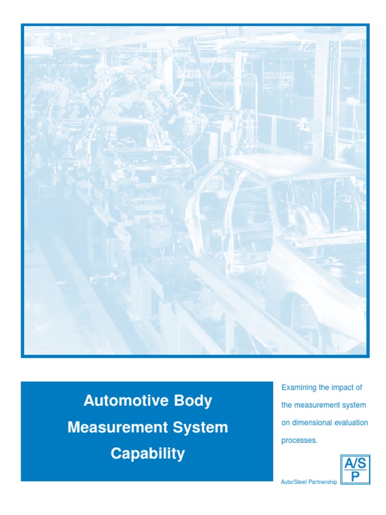 Automotive Body Measurement Engineering Tolerance Standard Deviation