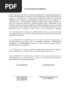 Carta Terminacion Contrato Inmobiliaria