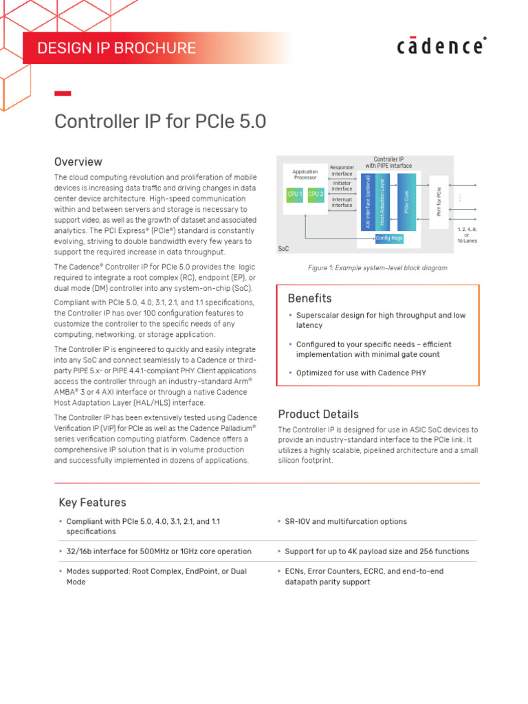 Pcie 5 0 Ip BR | PDF