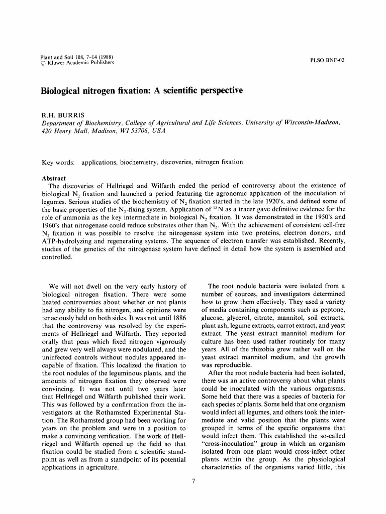 Burris 1988 | PDF | Chemistry