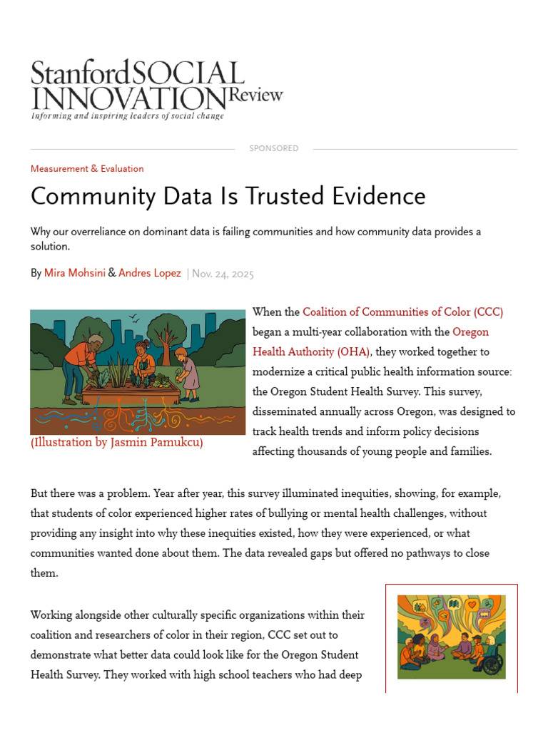 Using Community Data for Data Justice | PDF | Data | Community