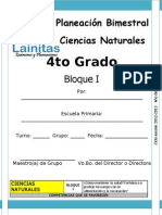 4to Grado - Bloque 1 - Ciencias Naturales