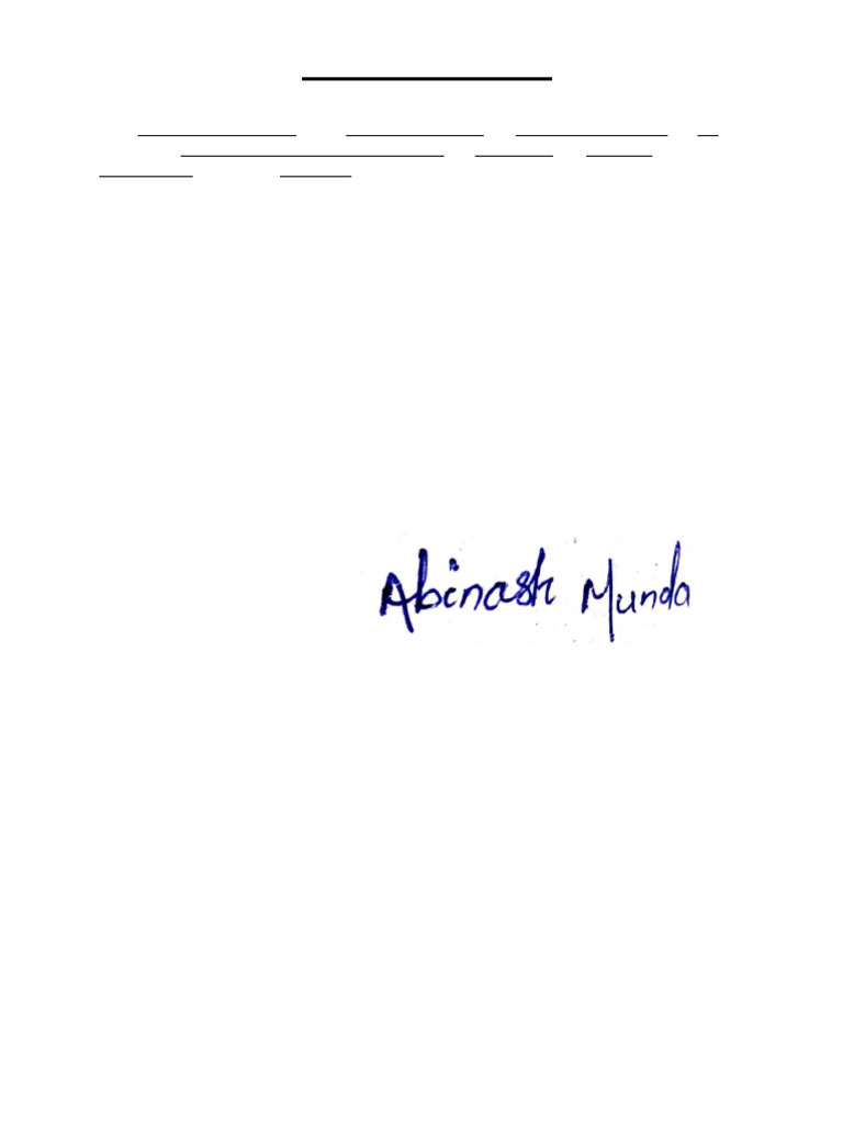 Self Declaration | PDF