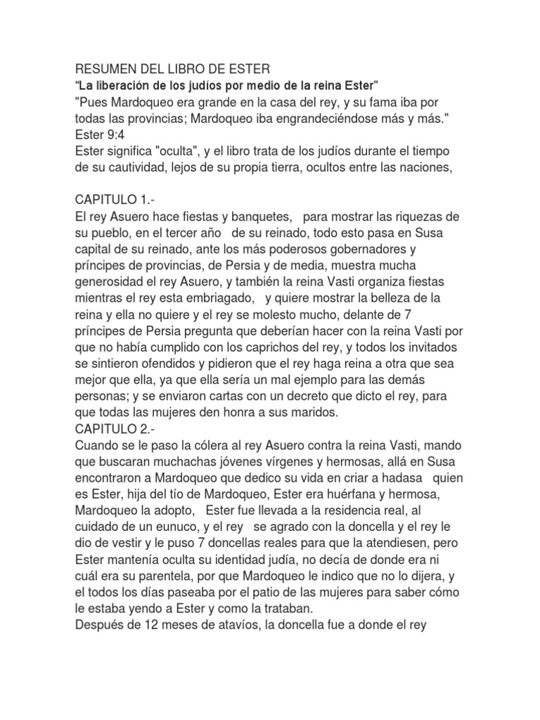 Resumen Ester